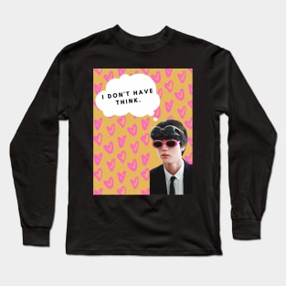 Jin- No thoughts, head empty Long Sleeve T-Shirt